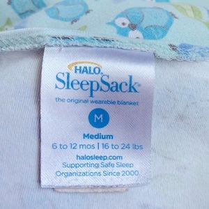 Halo sleep sacks size medium. 3 for sale! 6-12 months (16 to 24 lbs)